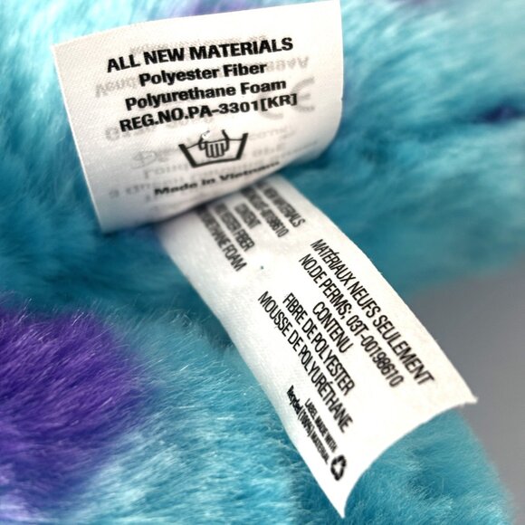 Disney Pixar Monsters Inc Sulley Plush Stuffed Animal Toy EUC - Picture 13 of 13